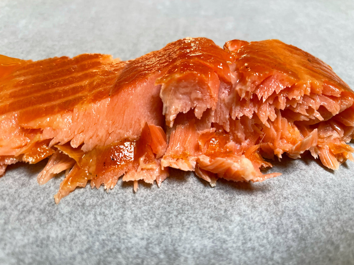 Hot smoked ocean trout 150g Stephen Hodges Fish