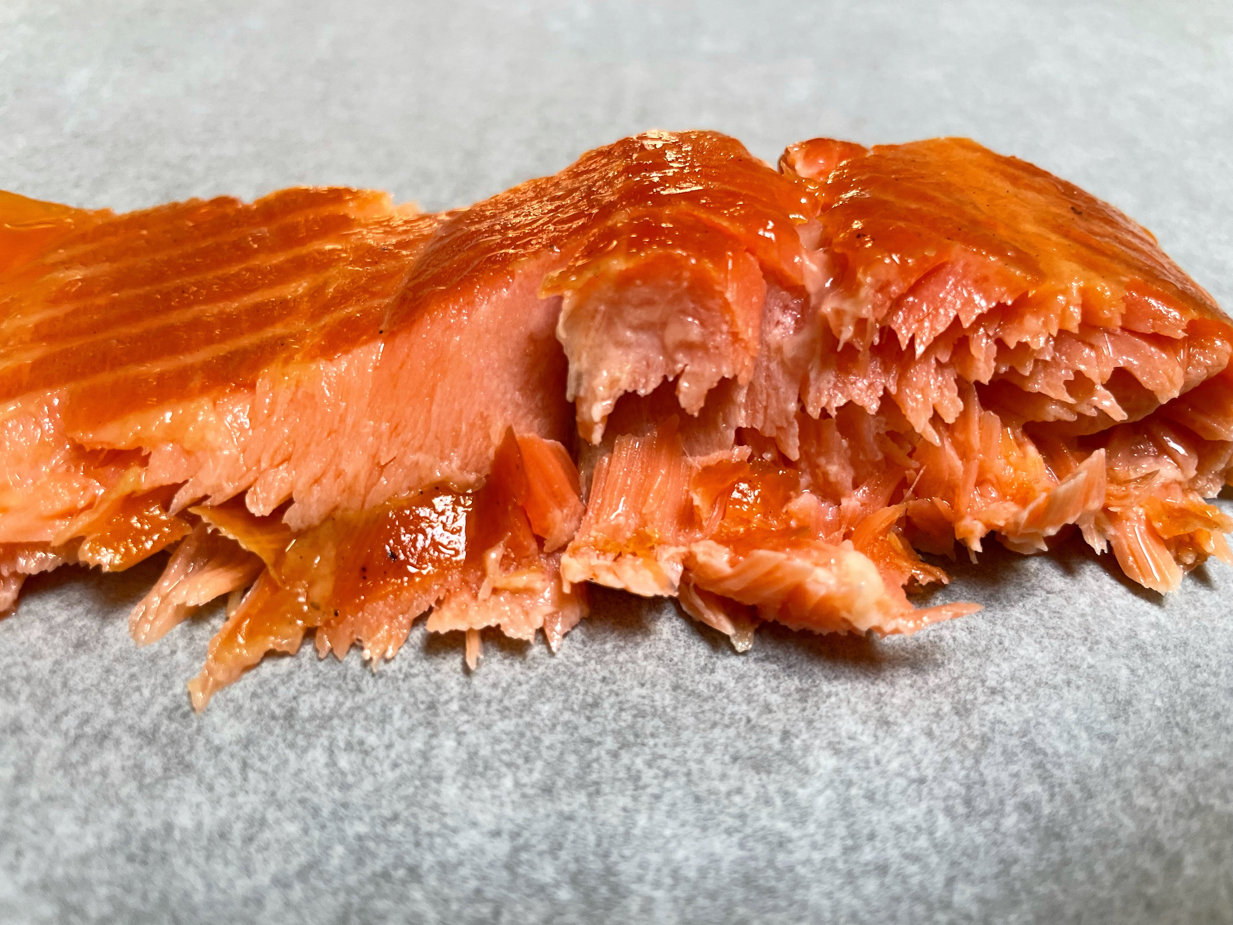 Hot smoked ocean trout 150g